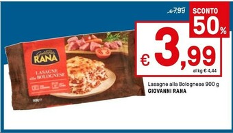 Iper La Grande Giovanni Rana - Lasagne Alla Bolognese offerta