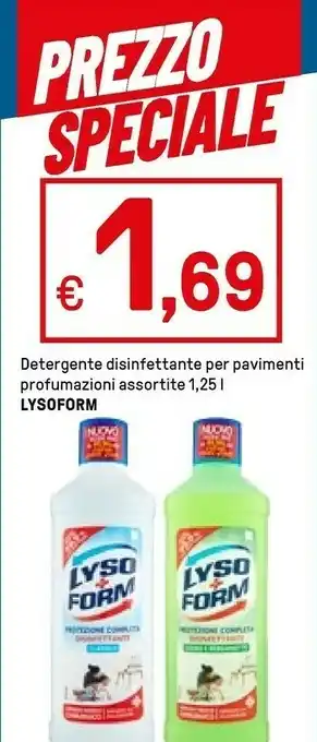 Iper La Grande Lysoform Detergente Disinfettante Per Pavimenti offerta