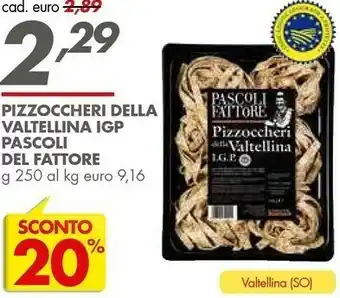 Pascoli Del Fattore Pizzoccheri Della Valtellina Igp