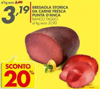 Italmark Bresaola Storica Da Carne Fresca offerta