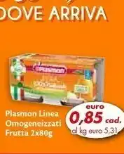 Italmark Plasmon Oomogeneizzati Frutta offerta