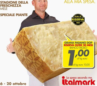 Italmark Grana Padano Dop Riserva Oltre 20 Mesi offerta