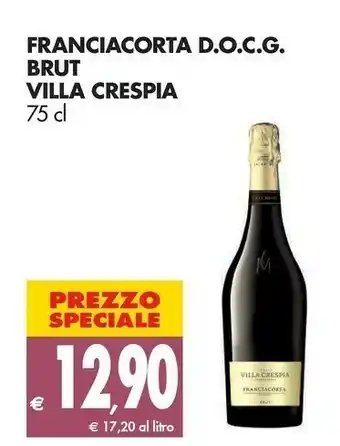 Tigros Villa Crespia Franciacorta Docg Brut offerta