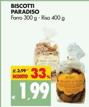 Tigros Paradiso - Biscotti Al Farro 300 G(ml) offerta