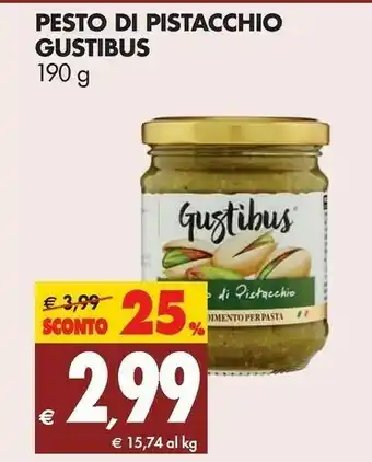 Tigros Gustibus Pesto offerta