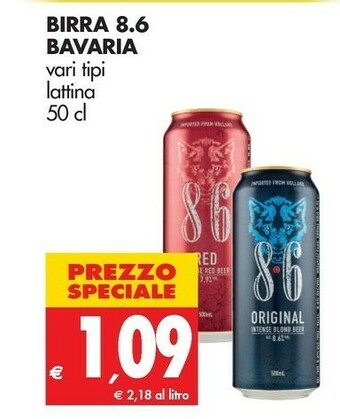 Tigros Bavaria Birra 8.6 offerta