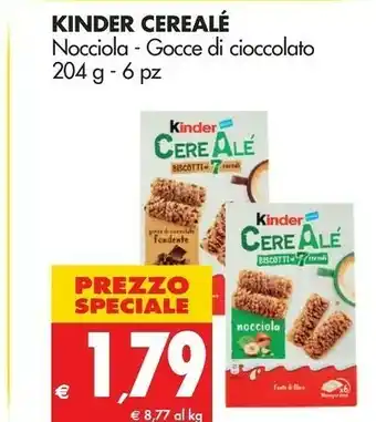 Tigros Kinder cereali offerta