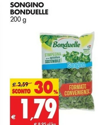 Tigros Bonduelle Songino offerta