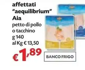 Pam Aia Petto Di Pollo Al Forno Aequilibrium 140 G(ml) offerta