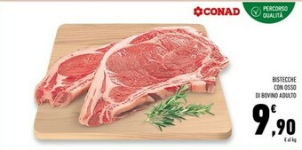 Conad Superstore Bistecche Con Osso Di Bovino Adulto offerta