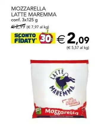 Esselunga Latte maremma Mozzarella offerta