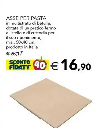 Esselunga Asse Per Pasta 50x40 Cm offerta