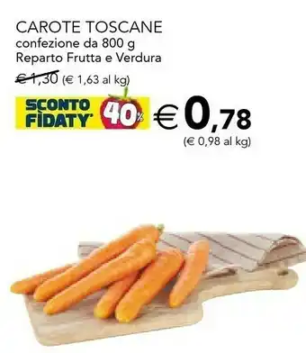 Esselunga Carote Toscane offerta