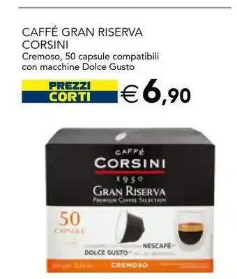 Esselunga Corsini Caffe Gran Riserva Cremoso offerta