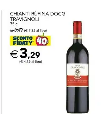 Esselunga Travignoli Chianti Rufina Docg offerta