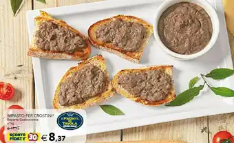 Esselunga I pronti in tavola Impasto Per Crostini offerta