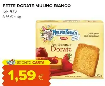 Oasi Mulino Bianco Le Dorate Fette Biscottate 473 G(ml) offerta