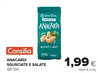 Oasi Consilia Anacardi Sgusciate E Salate offerta