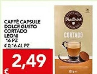 TuoDi Leoni Caffè Capsule Dolce Gusto Cortado offerta