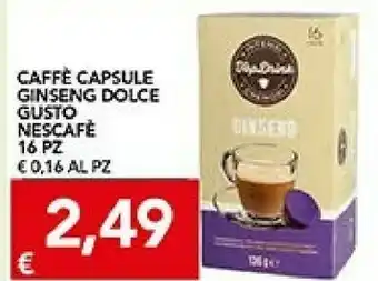TuoDi Nescafé Dolce Gusto Caffê Ginseng Capsule Caffè 16 Pezzo(i) offerta