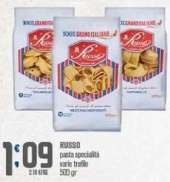 RUSSO pasta specialità varie trafile 500 gr