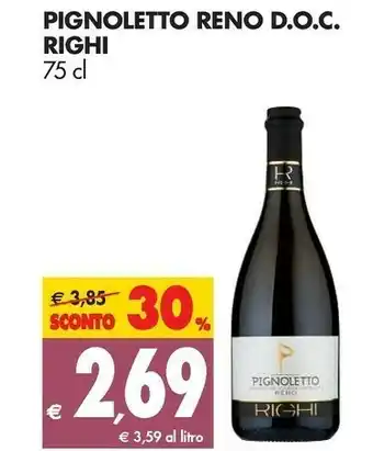 Tigros Righi Reno Pignoletto 750 G(ml) offerta