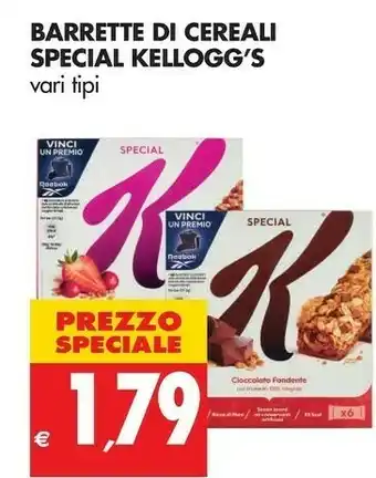 Tigros Kellogg's Special K - Barrette Di Cereali Con Cioccolato Fondente offerta