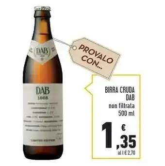 Conad Superstore Dab Dad Birra Cruda offerta