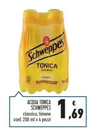 Conad Superstore Schweppes Acqua Tonica offerta