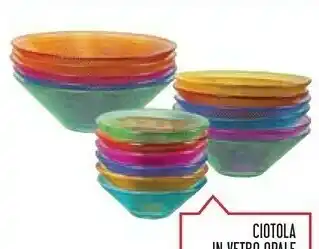 Conad Ciotola In Vetro Opale offerta
