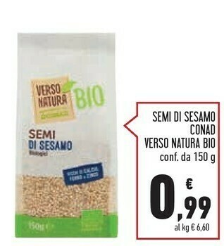 Conad Conad Semi Di Sesamo Verso Natura Bio offerta