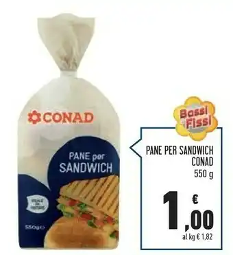 Conad Conad Pane Per Sandwich offerta