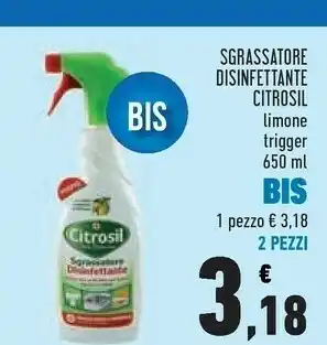 Conad Citrosil Sgrassatore Disinfettante offerta