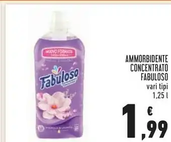 Conad Fabuloso Ammorbidente Concentrato Lavanda 1250ml offerta