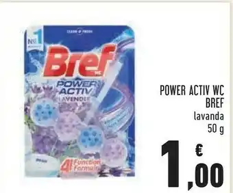 Conad Bref Power Activ Wc Lavanda 50g offerta