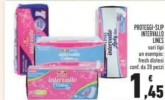 Conad Lines Proteggi Slip Intervallo Fresh Distesi offerta