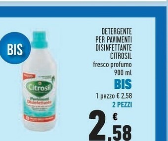 Conad Citrosil Detergente Per Pavimenti Disinfettante offerta
