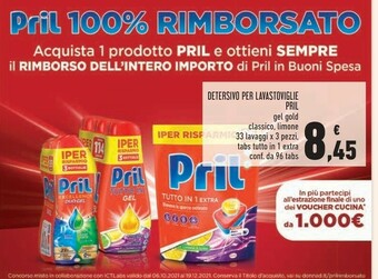 Conad Pril Detersivo Per Lavastoviglie offerta