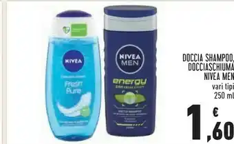 Conad Nivea Doccia Shampoo/ Docciaschiuma Men 250 Ml offerta