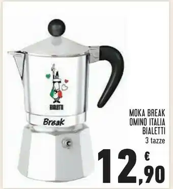 Conad Bialetti Moka Break Omino Italia offerta