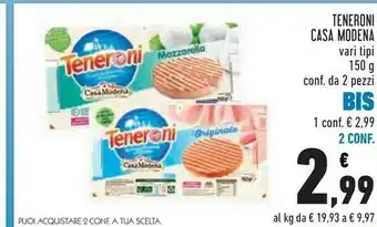 Conad Casa Modena Teneroni Baby 150 G(ml) offerta