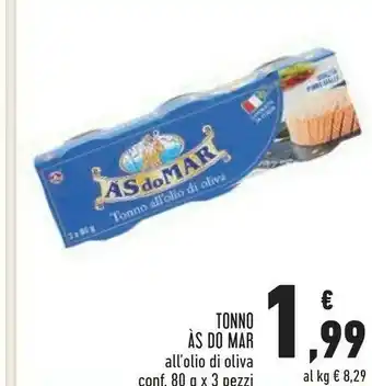 Conad Asdomar Tonno All'Olio Di Oliva 80 G(ml) offerta