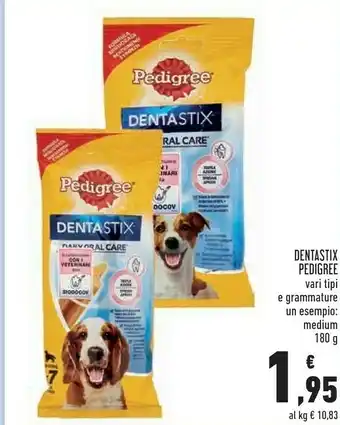 Conad Pedigree Dentastix Vari Tipi E Grammature offerta