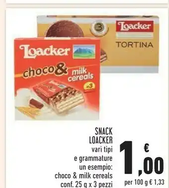 Conad Loacker Snack offerta