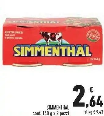 Conad Bolton Alimentari Spa - Simmenthal 140 G(ml) offerta