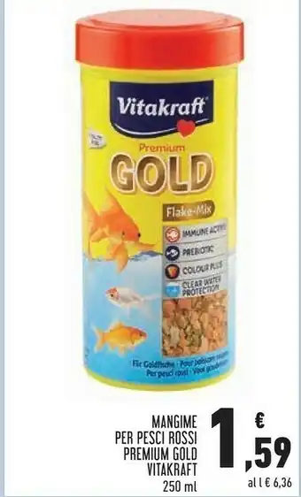 Conad Vitakraft Mangime Per Pesci Rossi Premium Gold offerta