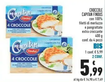 Conad Findus Findus - 4 Croccole 400 g(ml) offerta