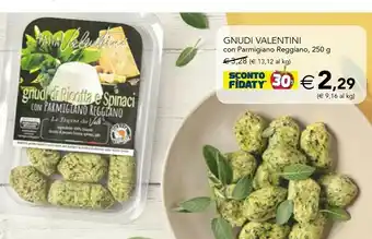 Esselunga Valentini Gnudi Con Parmaregiano Reggiano 250g offerta