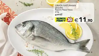 Esselunga Orata Naturama Già Pulita Reparto Pesce Fresco offerta
