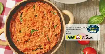 Esselunga I pronti in tavola Pappa Al Pomodoro Reparto Gastronomia offerta